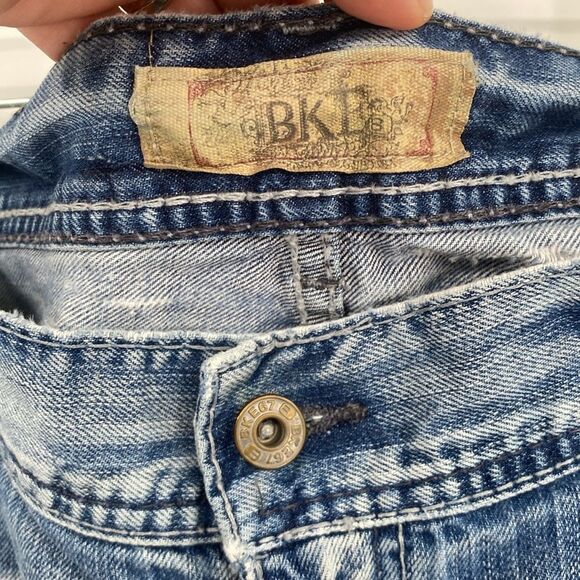 BKE Men's Distressed Jeans Justin 38x30 - Picture 3 of 14